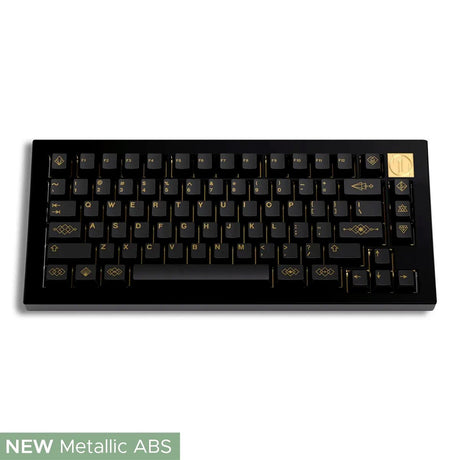 GMK Black & Gold Keycaps - Divinikey
