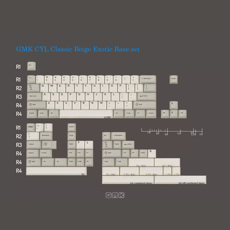 GMK CYL Beige Keycaps - Divinikey