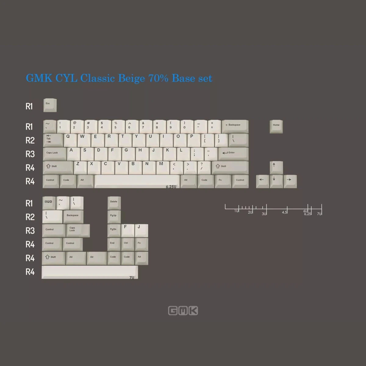 GMK CYL Beige Keycaps - Divinikey
