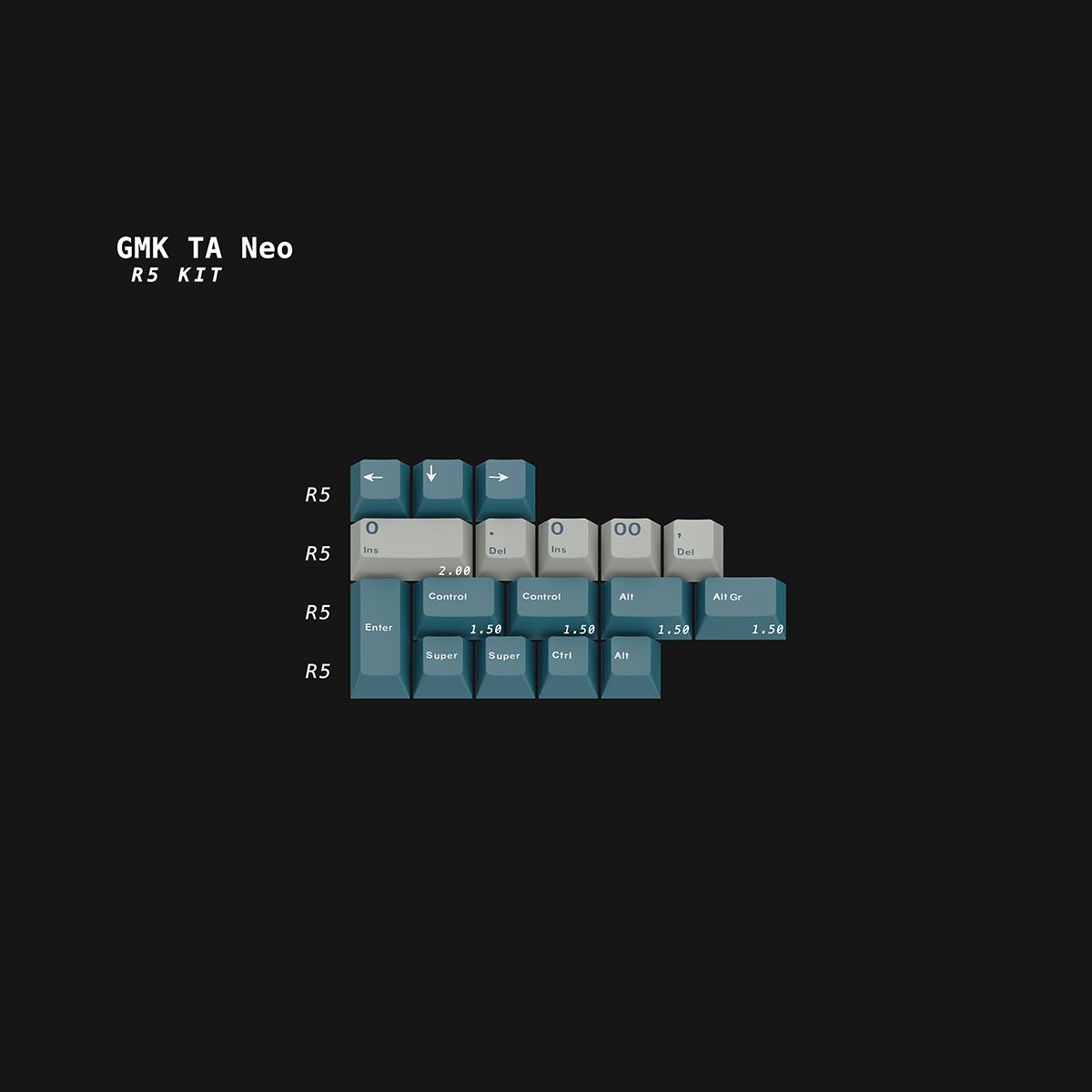 GMK CYL TA Neo Keycaps - Divinikey