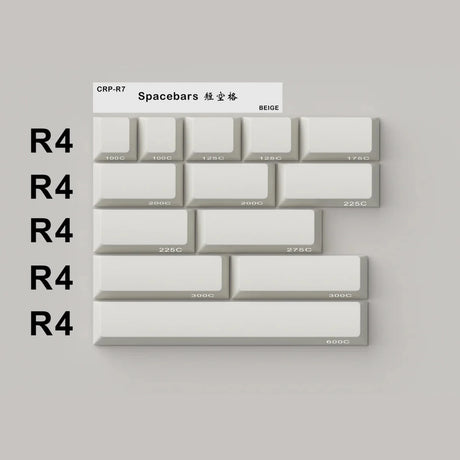 Hammerworks CRP R7 Beige Keycaps - Divinikey