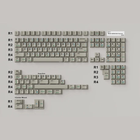 Hammerworks CRP R7 Beige Keycaps - Divinikey