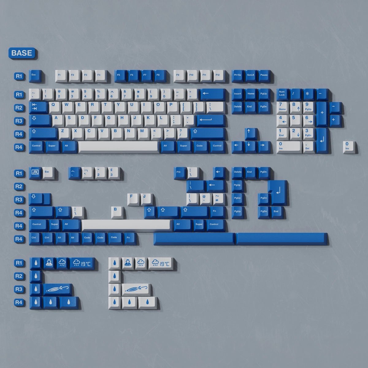 JTK Raindrop Keycaps - Divinikey