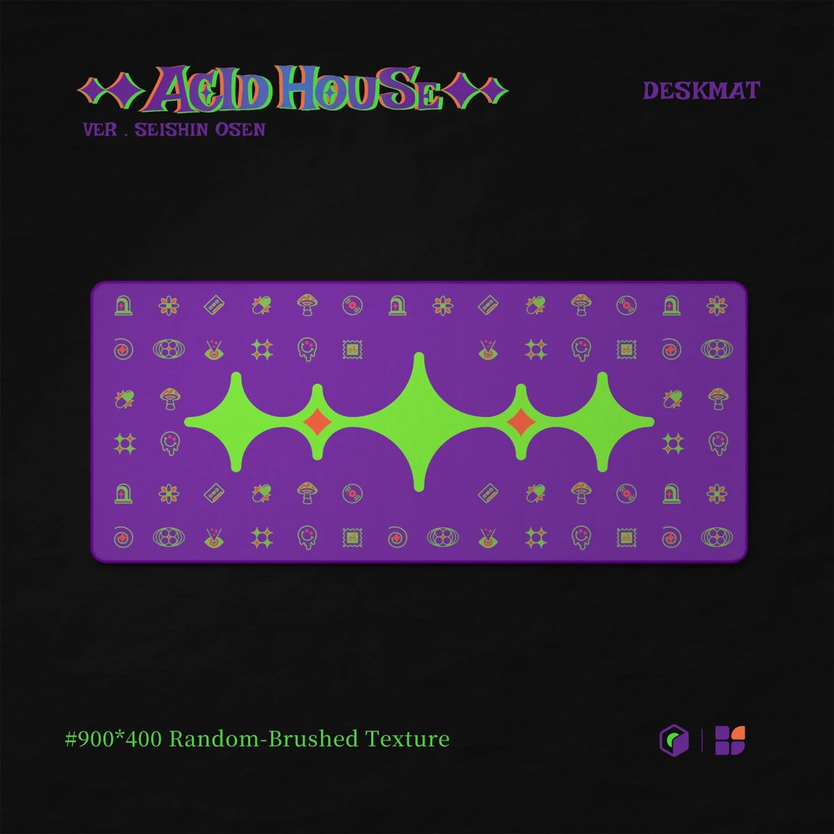 KBS Acid House Deskmat - Divinikey