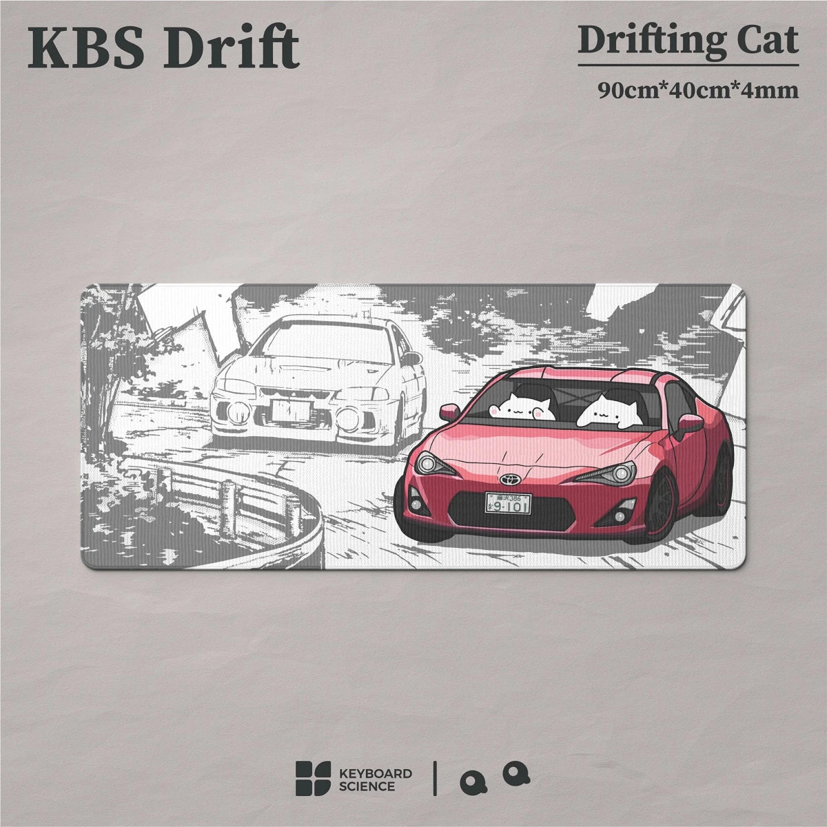 KBS Drift Deskmat - Divinikey