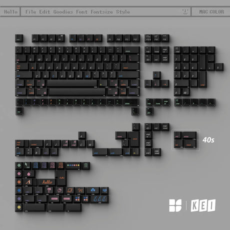 KBS Mac Color Keycaps - Divinikey