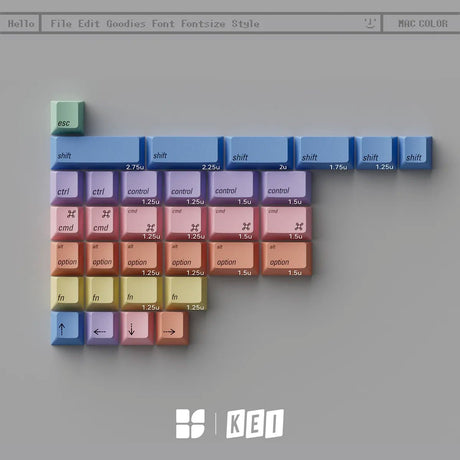 KBS Mac Color Keycaps - Divinikey