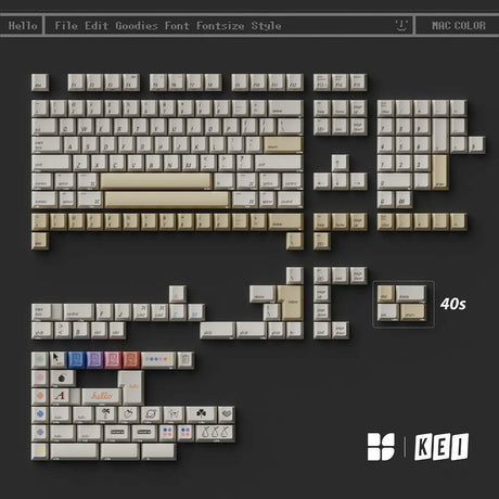 KBS Mac Color Keycaps - Divinikey