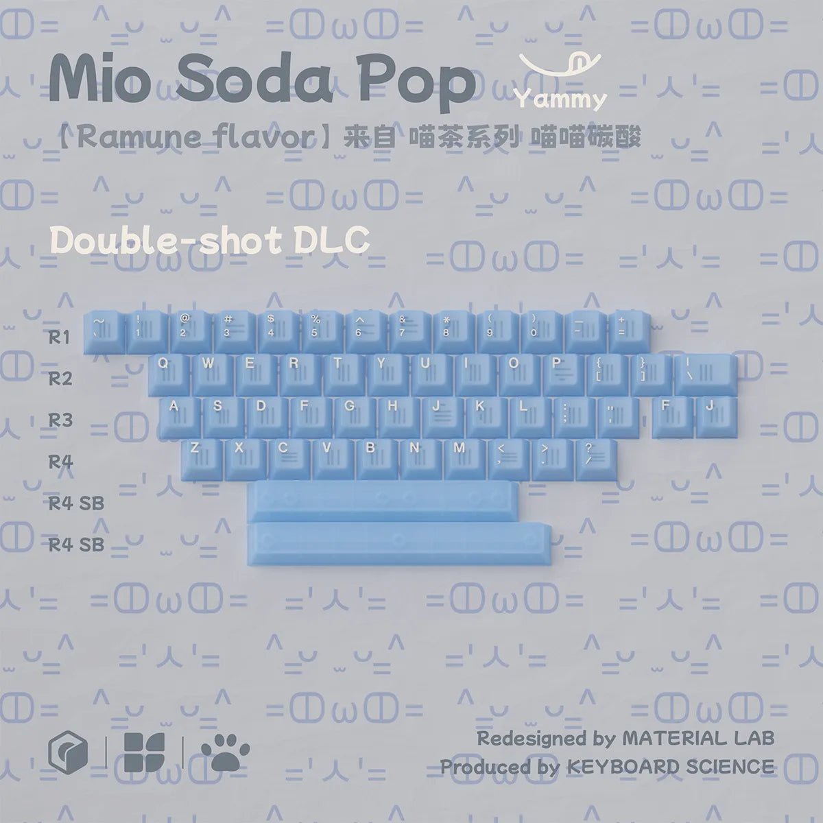 KBS Mio Soda Pop Keycaps - Divinikey