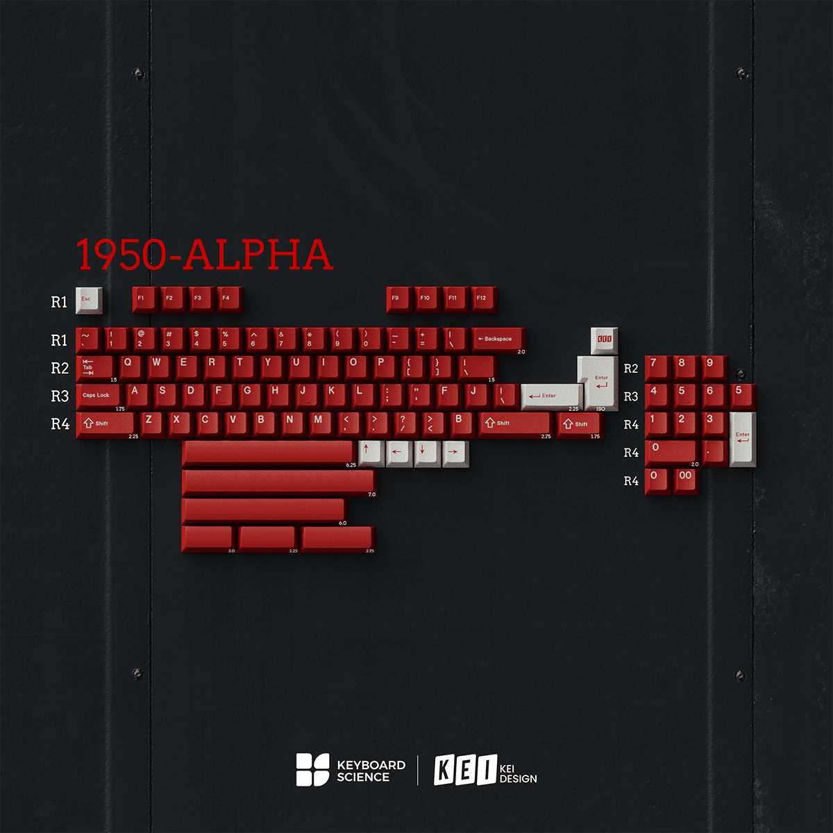 Keyboard Science 1950 Keycaps - Divinikey