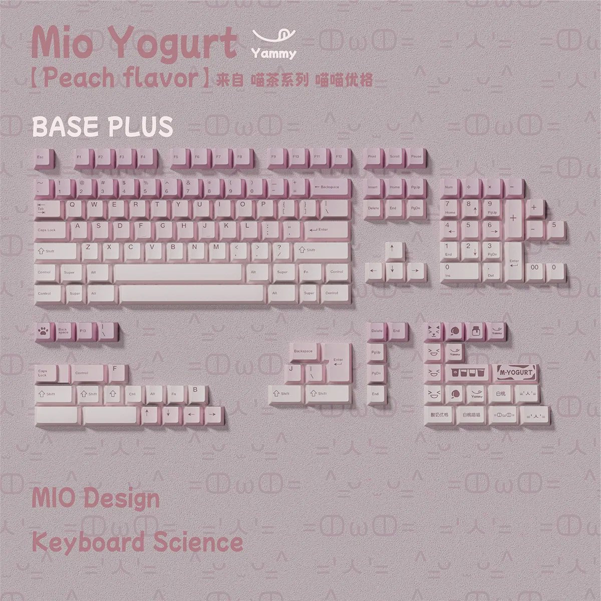 Keyboard Science Mio Yogurt Keycaps - Divinikey