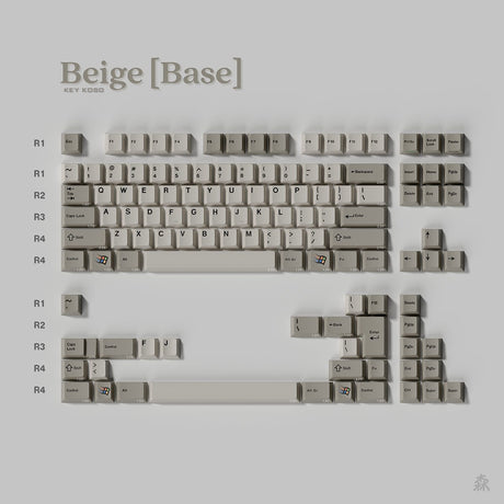 Keykobo Beige Keycaps - Divinikey