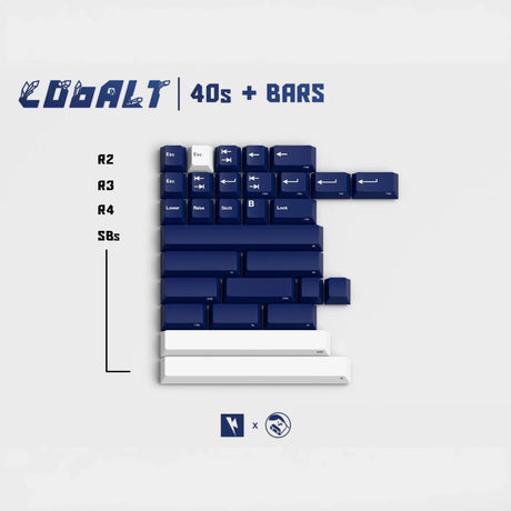 Keykobo Cobalt Keycaps - Divinikey