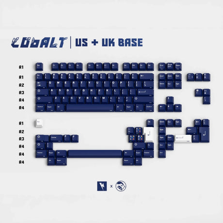 Keykobo Cobalt Keycaps - Divinikey