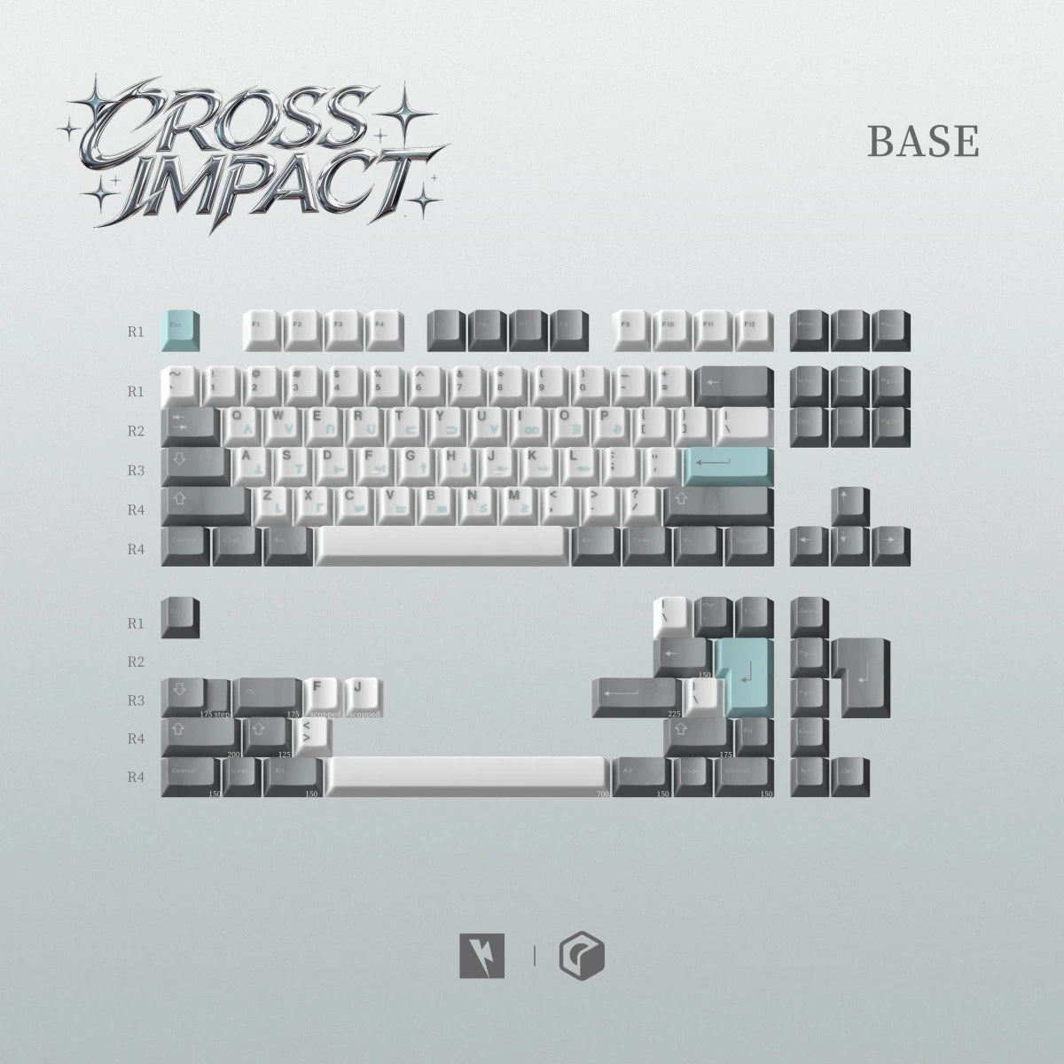 Keykobo Cross Impact Keycaps - Divinikey