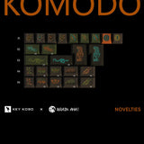 Keykobo Komodo Keycaps - Divinikey