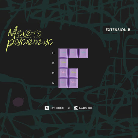 Keykobo Monet's Psychedelic Keycaps - Divinikey