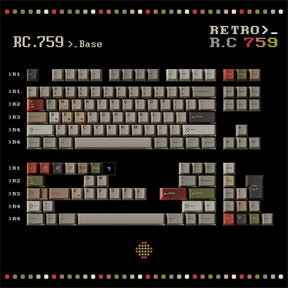Keykobo Retro RC 759 Keycaps - Divinikey