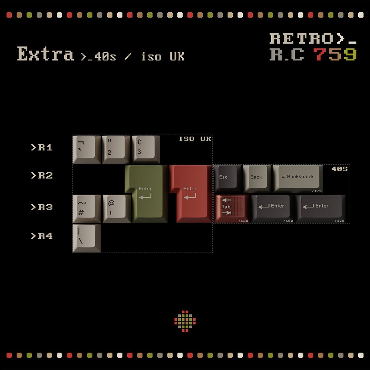 Keykobo Retro RC 759 Keycaps - Divinikey