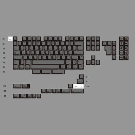 Lelelab Munchen Schwarz Keycaps - Divinikey