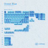 Lelelab Ocean Blue Keycaps - Divinikey