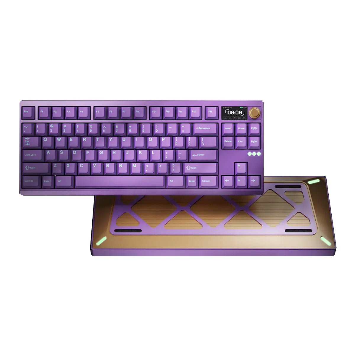 Meletrix Zoom DYNA TKL Keyboard - Eggplant Purple – Divinikey