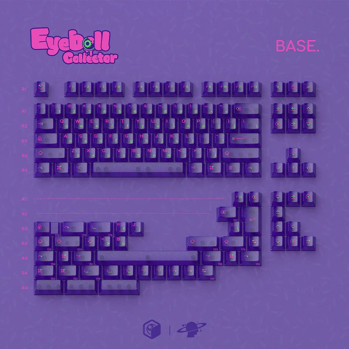 MW Eyeball Collector ABS Keycap Set - Thumbnail 5