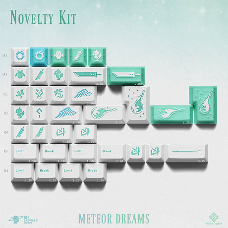 MW Meteor Dreams Keycaps - Divinikey