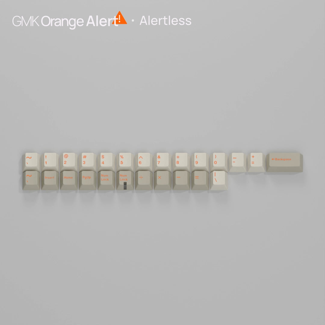 GMK CYL Orange Alert Keycaps