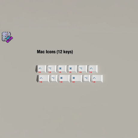 PBT Glitch Keycaps - Divinikey