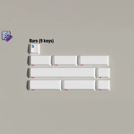 PBT Glitch Keycaps - Divinikey