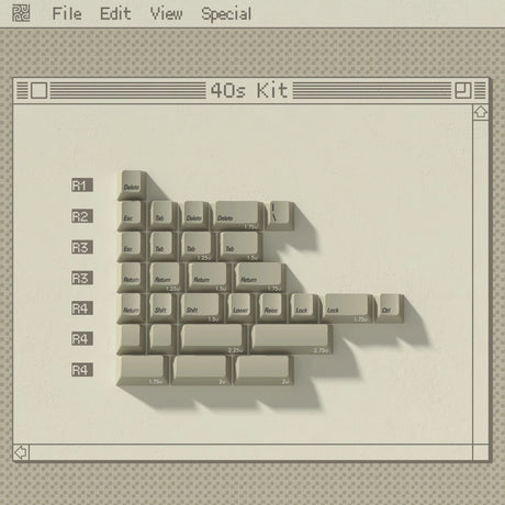 PBTfans 1984 Keycaps - Divinikey