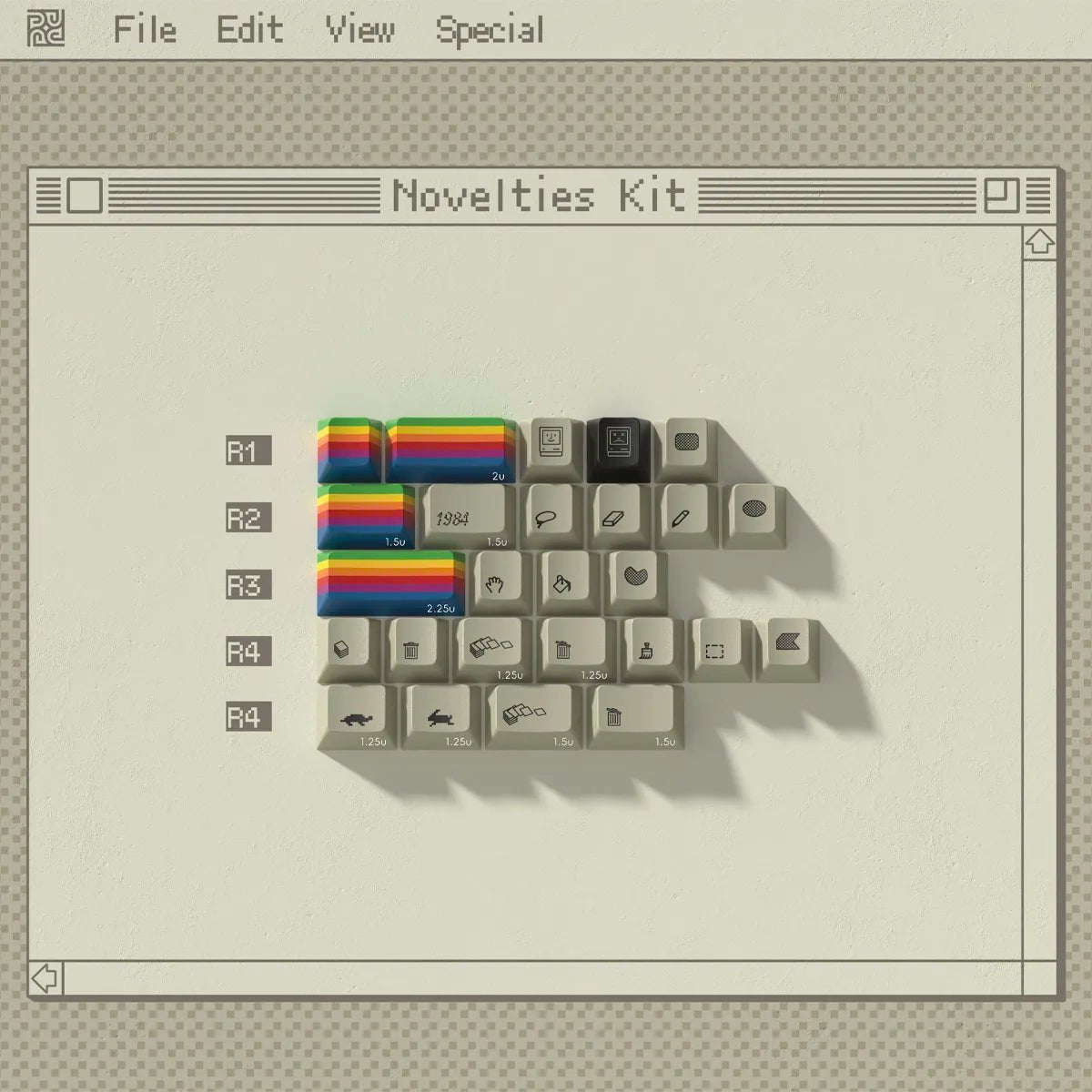 PBTfans 1984 R2 Keycaps - Divinikey