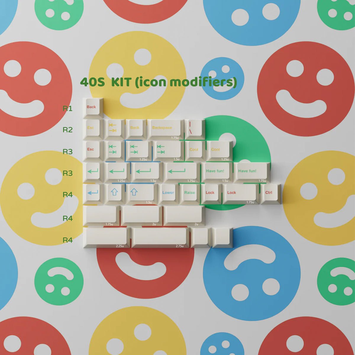 PBTfans Cool Kids Keycaps - Divinikey