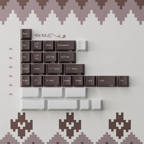 PBTfans Fair Isle Keycaps - Divinikey
