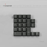 PBTfans Less but Better Dark Keycaps - Divinikey