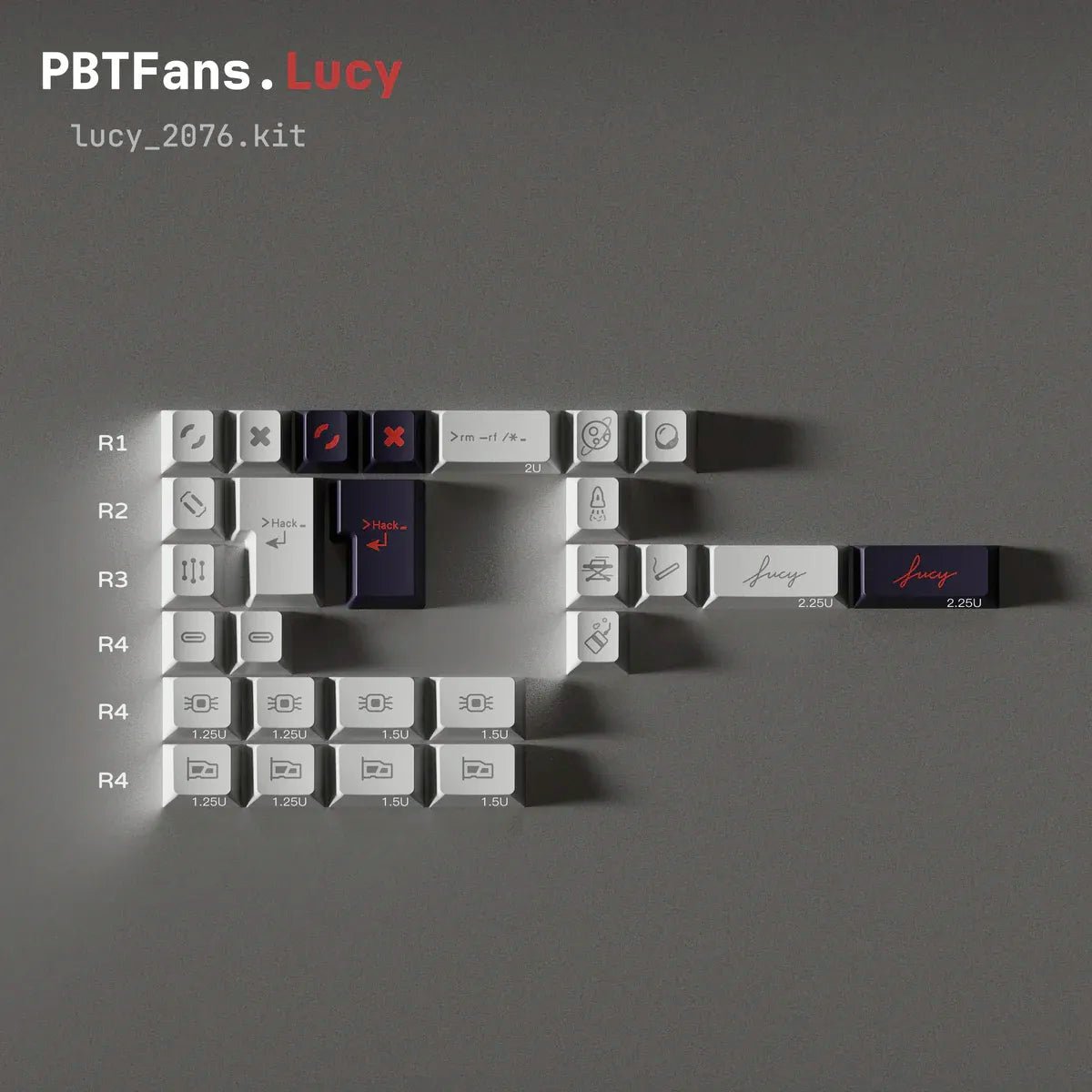 PBTfans Lucy Keycap Set – Divinikey