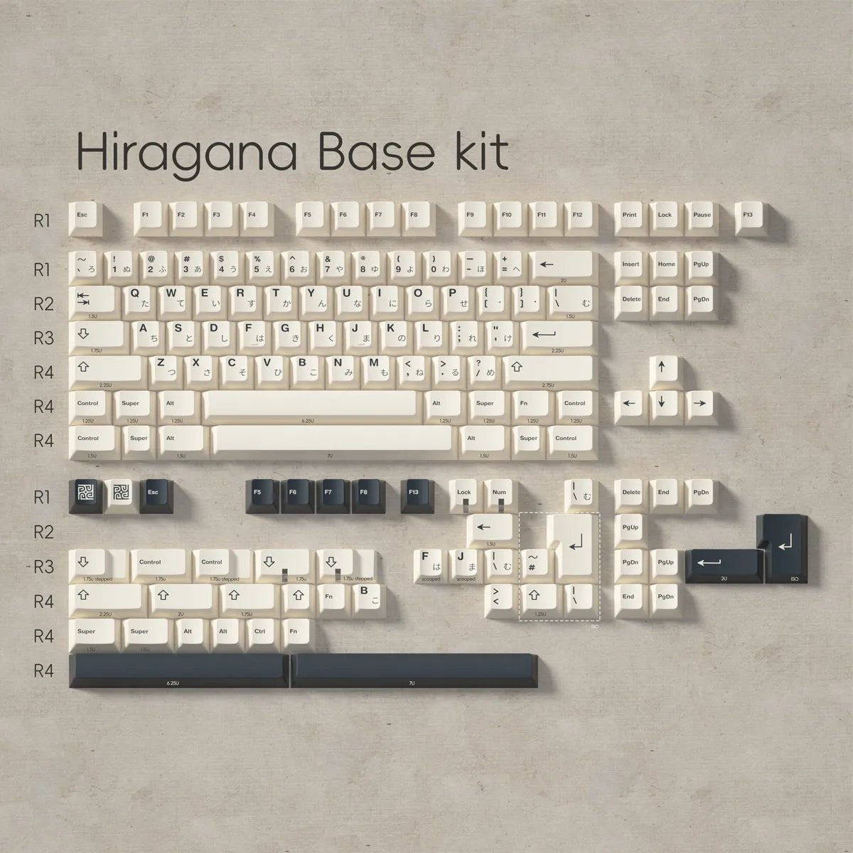 PBTfans Origami Keycaps - Divinikey