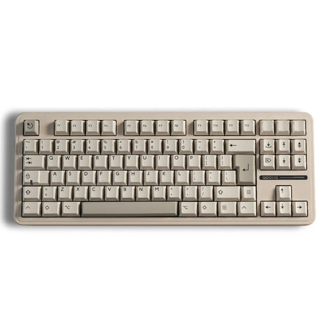 PBTfans Pastel Gray Keycaps - Divinikey