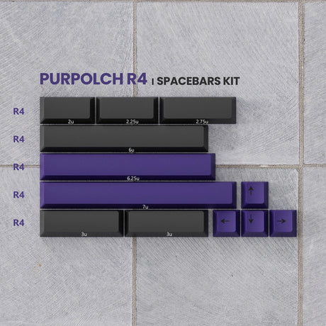 PBTfans Purpolch R3 Keycap Set - Divinikey