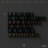 PBTfans Retro Dark Lights Keycap Set Doubleshot PBT - Divinikey