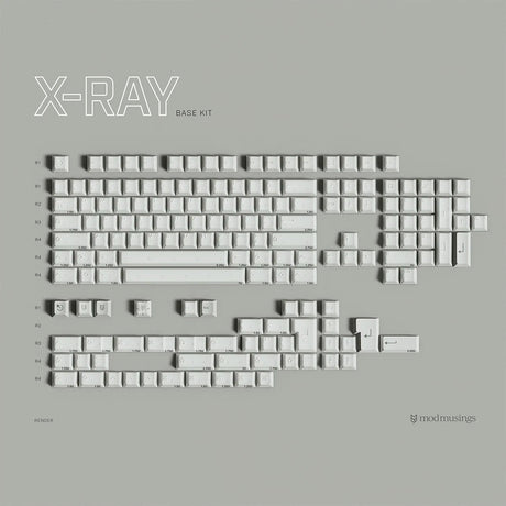 PBTfans X-Ray Keycap Set - Divinikey