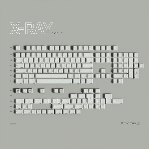 キーボード Monsgeek M6+ X-ray Keycap pbtfans-x-ray-keycap-set-