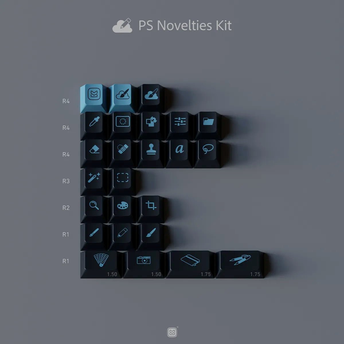 Creative Keycap ePBT Creative Studio PBT Keycap Set – Divinikey