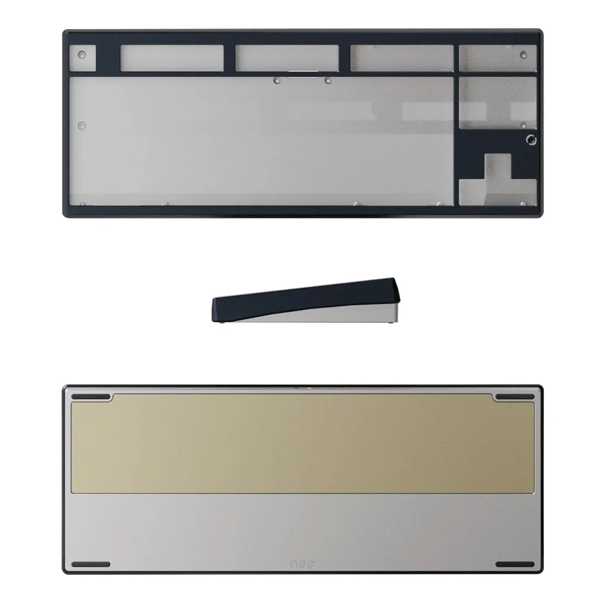 Clavier Mécanique QwertyKeys NEO80 Vert - Switch Haimu Rock, Keycaps Dalgona, XLLAB