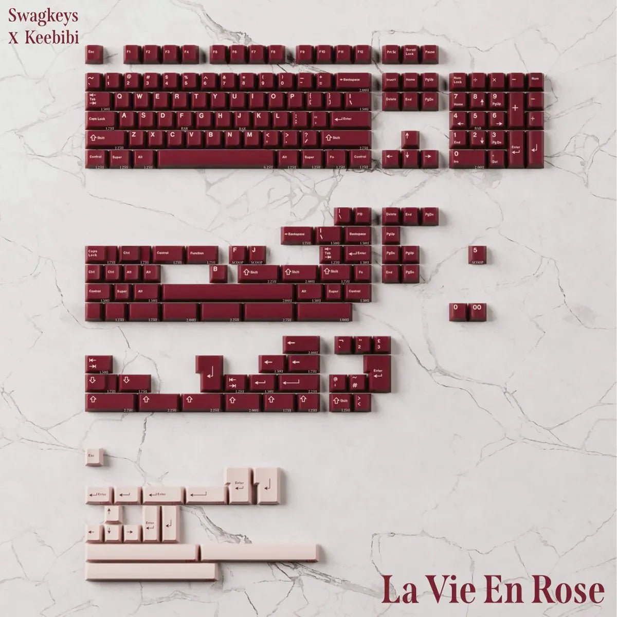 SW La Vie En Rose R2 Keycap Set - Thumbnail 2