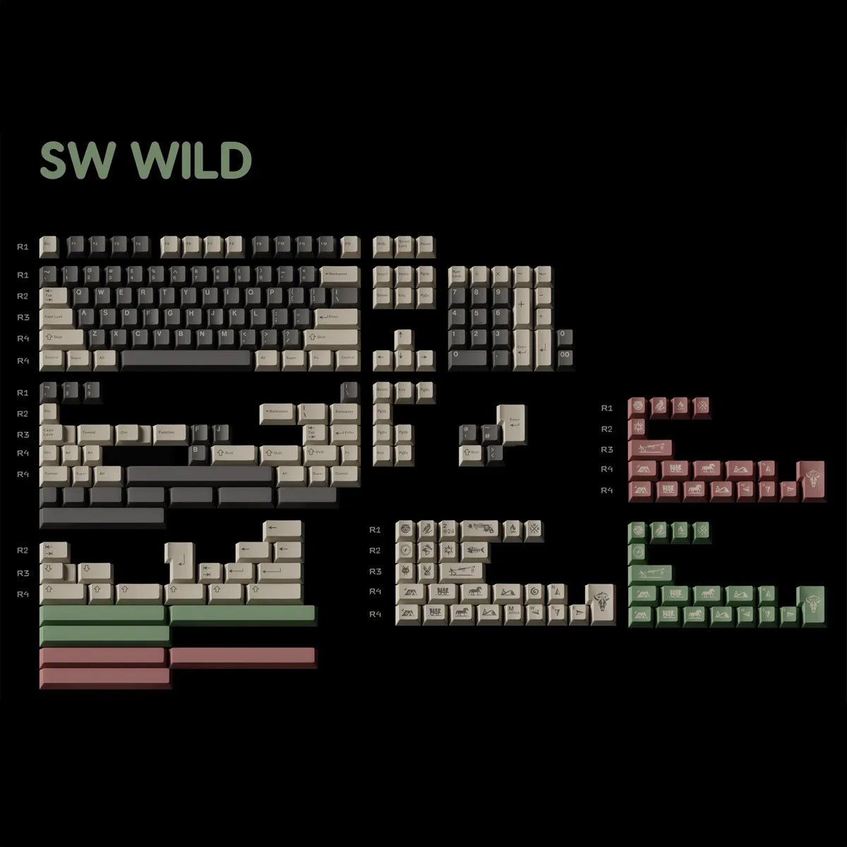 SW Wild Keycaps - Divinikey