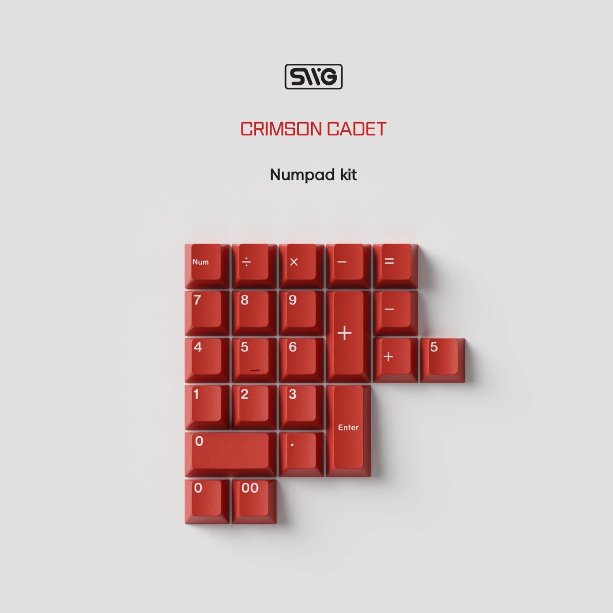 SWG Crimson Cadet Keycaps - Divinikey
