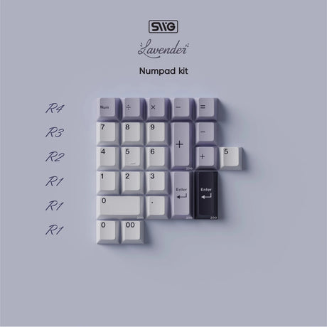 SWG Lavender Keycaps - Divinikey