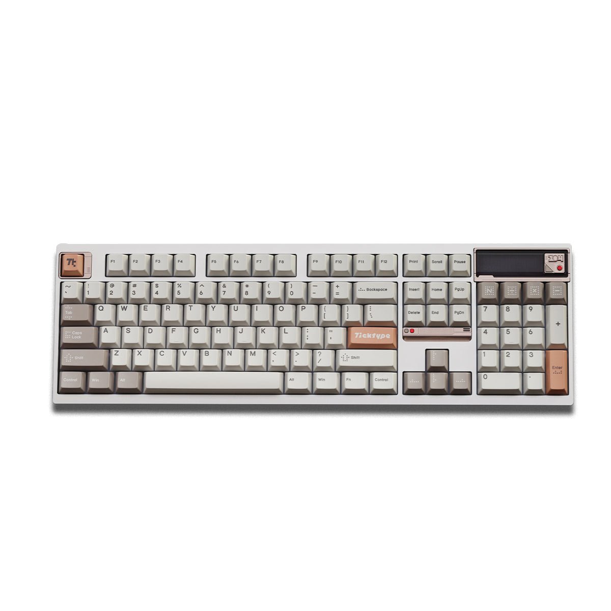 Ticktype DP104 Full Sized Mechanical Keyboard Kit – Divinikey Ticktype DP104 Full Sized Mechanical Keyboard Kit – Divinikey